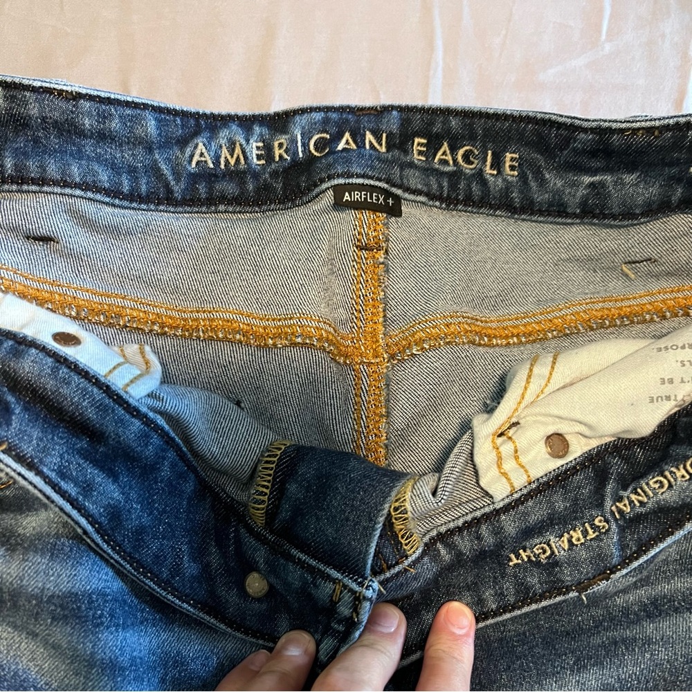 Men’s American Eagle Airflex Original Straight Jeans